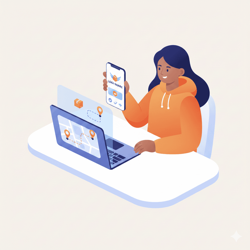Sender lists international parcel delivery request on Zipro