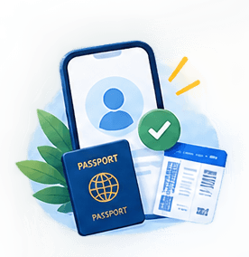 Smartphone profile with passport verification