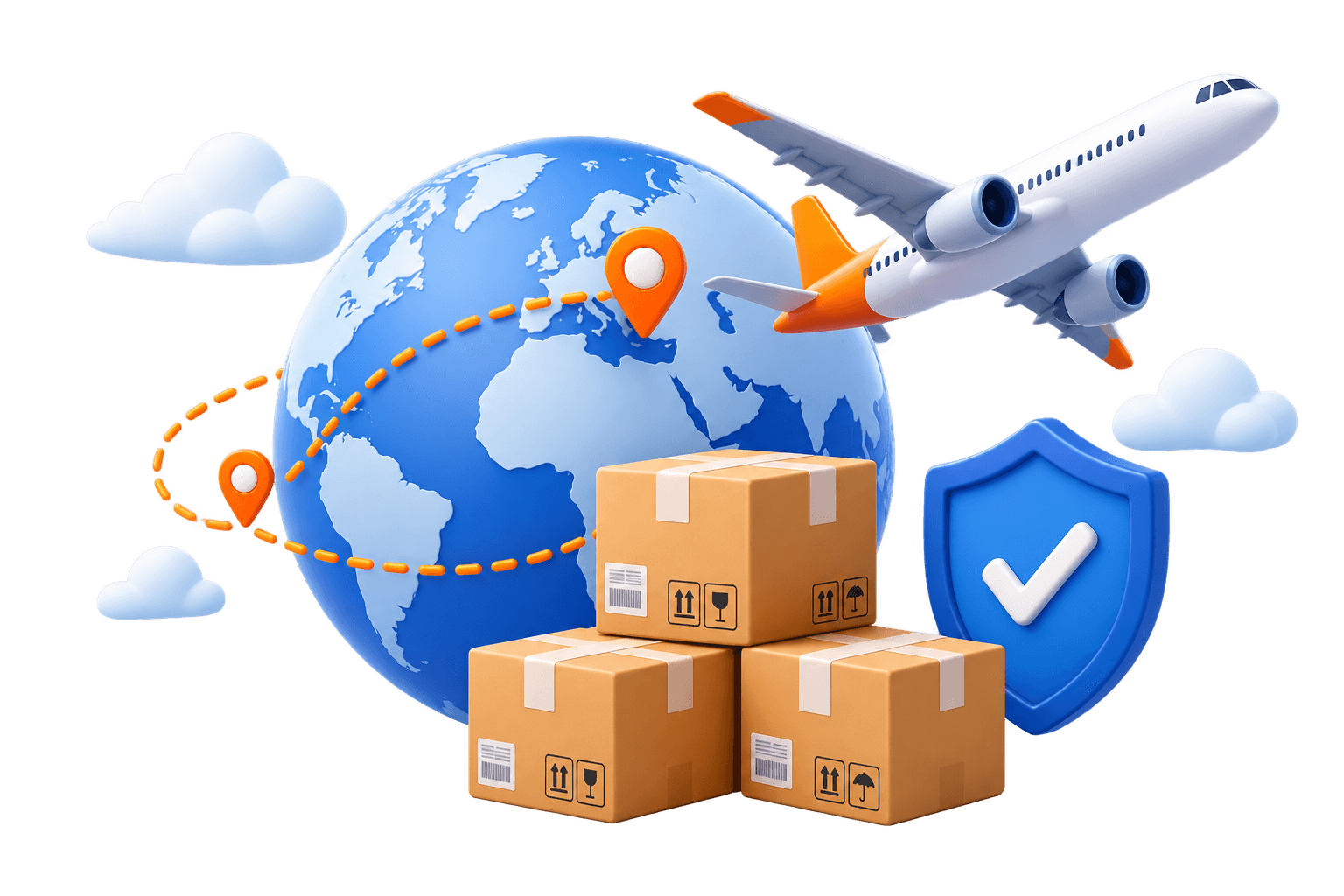 International delivery connecting senders, shoppers, and travellers worldwide